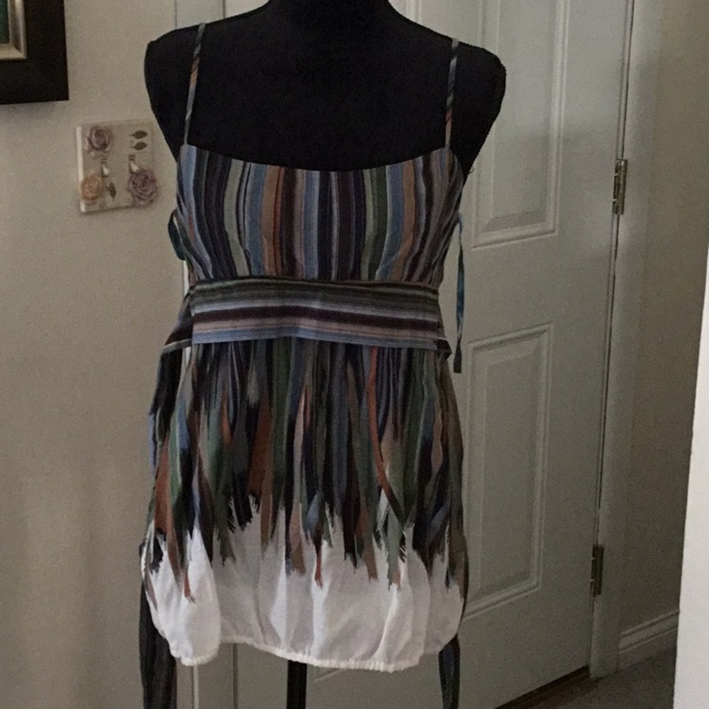 BCBG Multi Color Tank Top